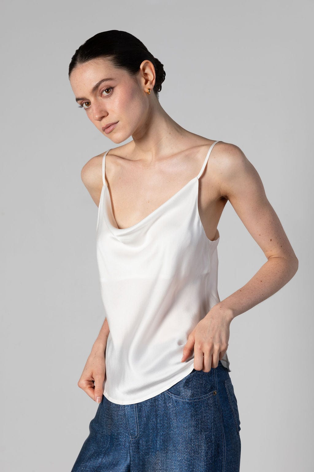 Anaphe Camisole Silk 60s Cowl Camisole