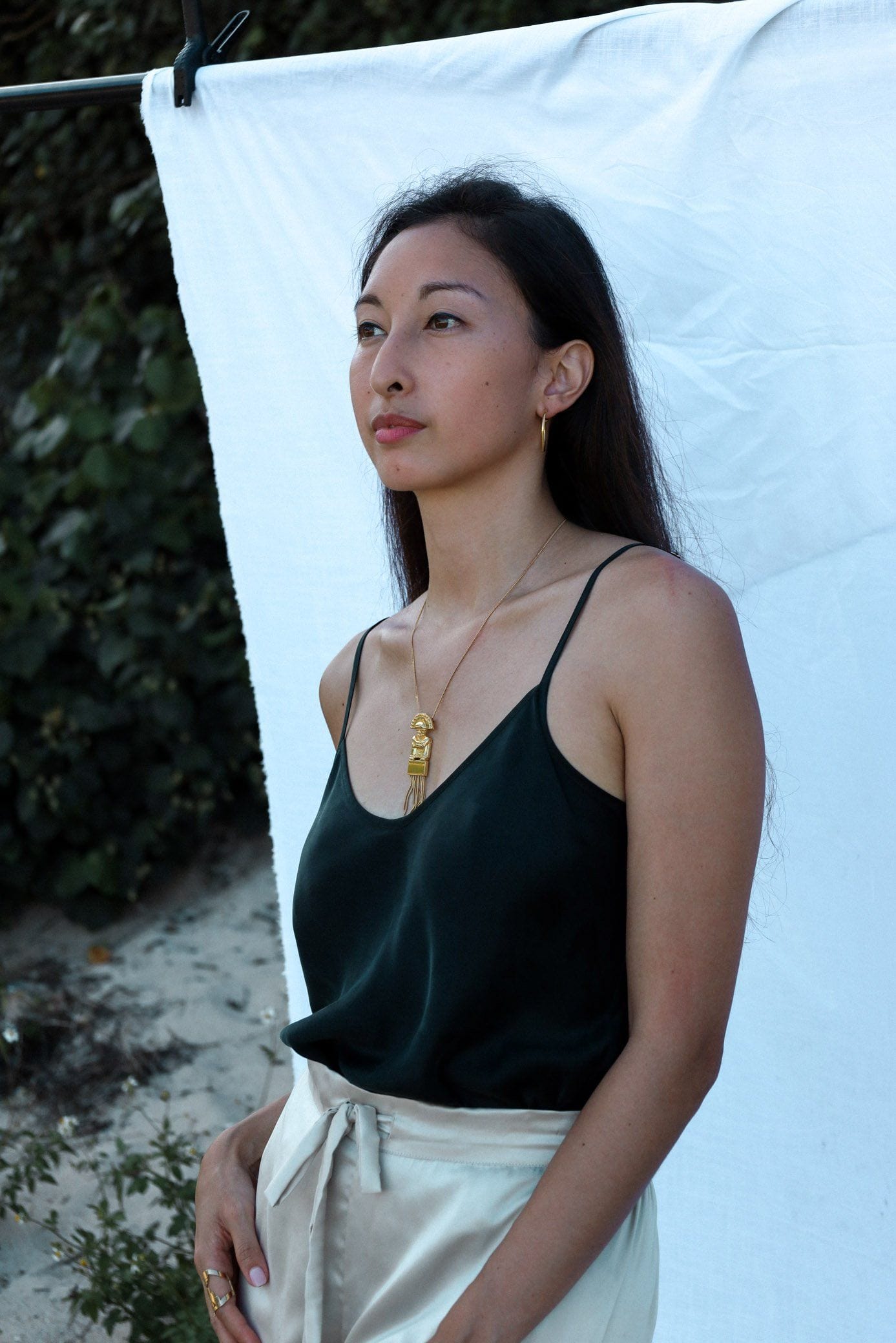 Anaphe Camisole Silk Cami Classic Black