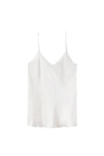 Load image into Gallery viewer, Anaphe Camisole V Silk Camisole Top White
