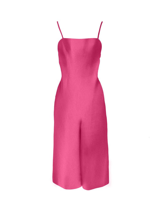 Anaphe Jumpsuits & Rompers XS Silk Jumpsuit - Fuchsia Pink