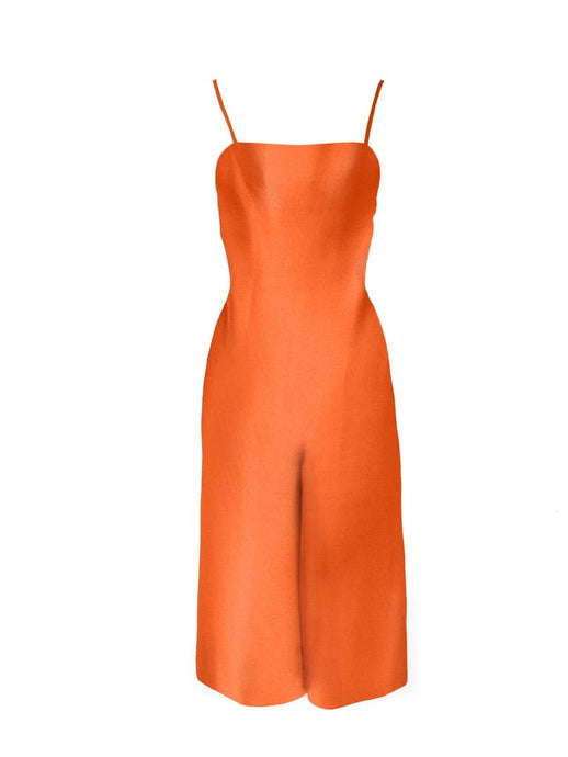 Anaphe Jumpsuits & Rompers XS Silk Jumpsuit - Sunset Orange