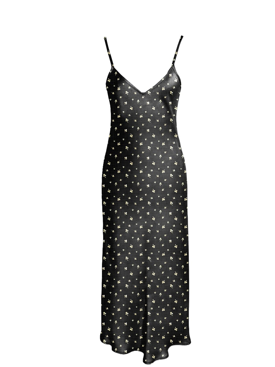 Anaphe Long Dress 90s Icon V Slip Dress - Buttercup Floral