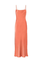 Load image into Gallery viewer, Anaphe Long Dress XS Revival Long Length Silk Slip Dress - Coral

