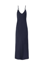 Load image into Gallery viewer, Anaphe Long Dress XS V Silk Slip Dress Classic Black
