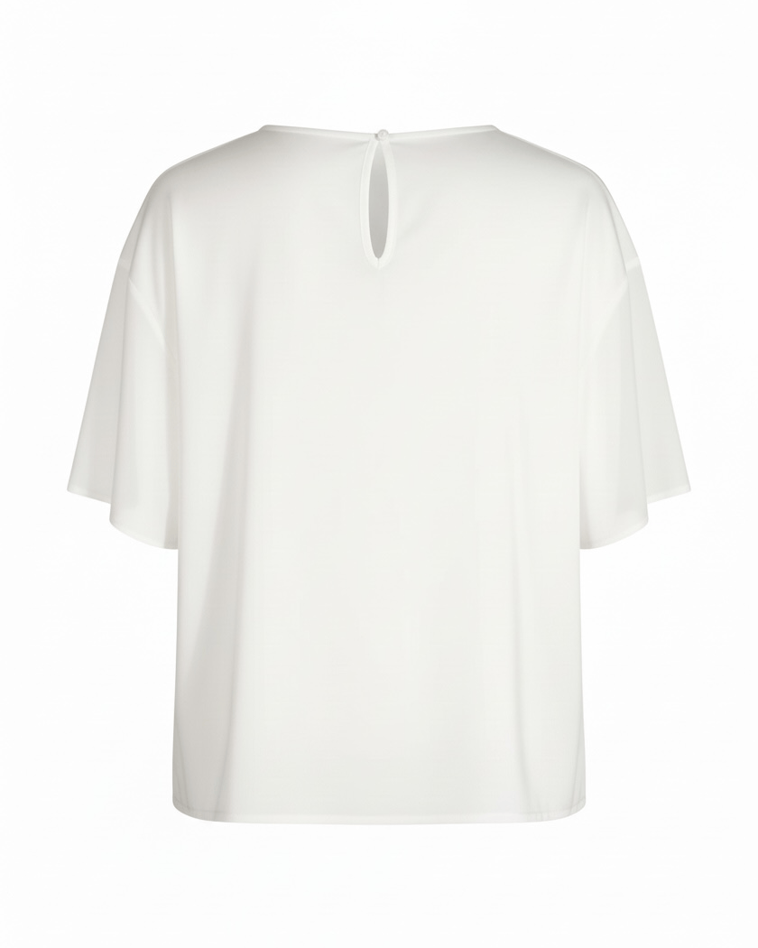 Anaphe OG Silk Boxy Tee - White