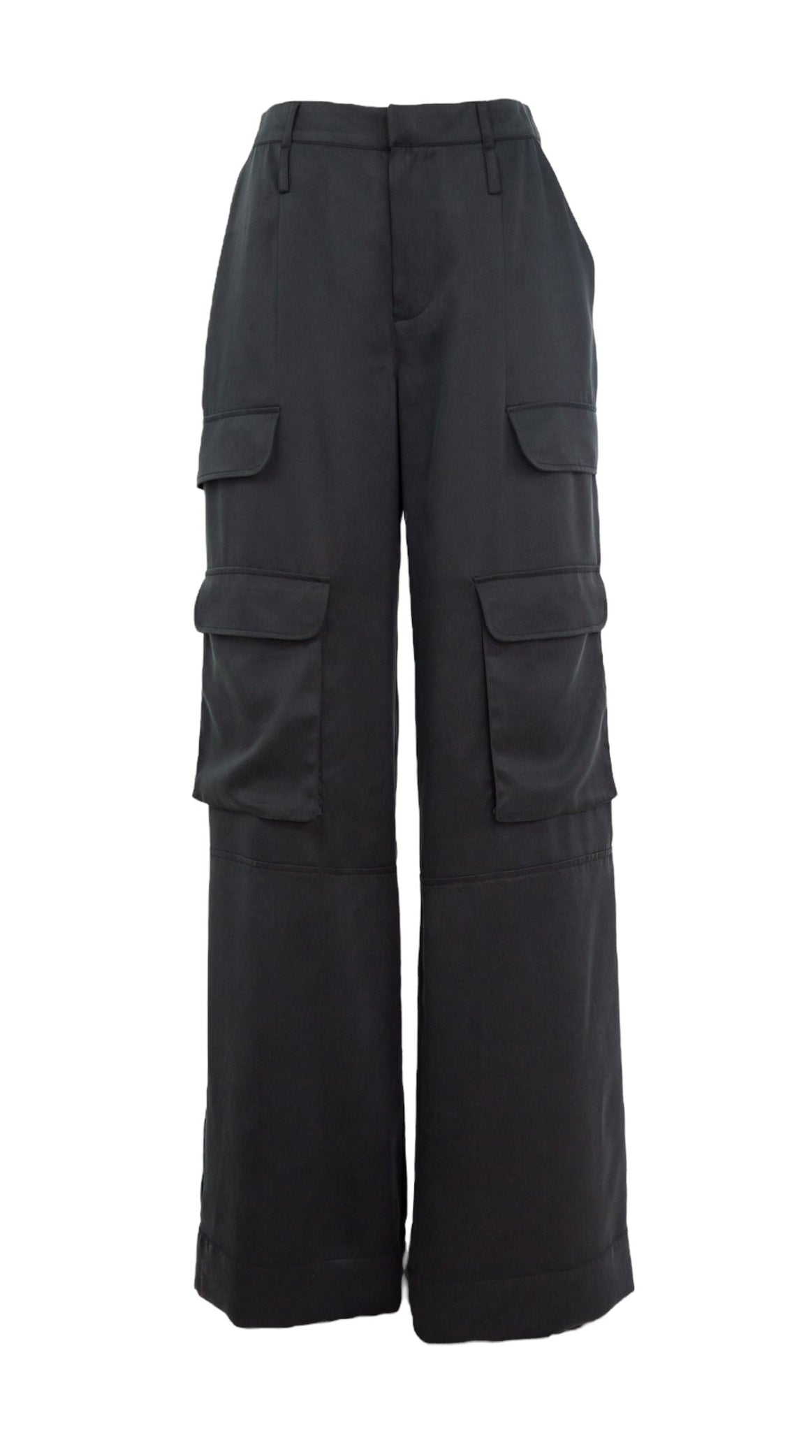 90s Cargo Silk Pant - Classic Black – Anaphe