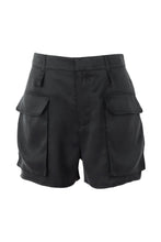 Load image into Gallery viewer, Anaphe Pants &amp; Shorts 90s Cargo Silk shorts - Classic Black
