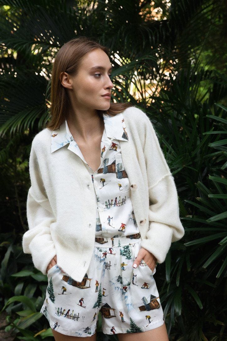 Anaphe Pants & Shorts Apres Ski Sand-Washed Silk Shorts