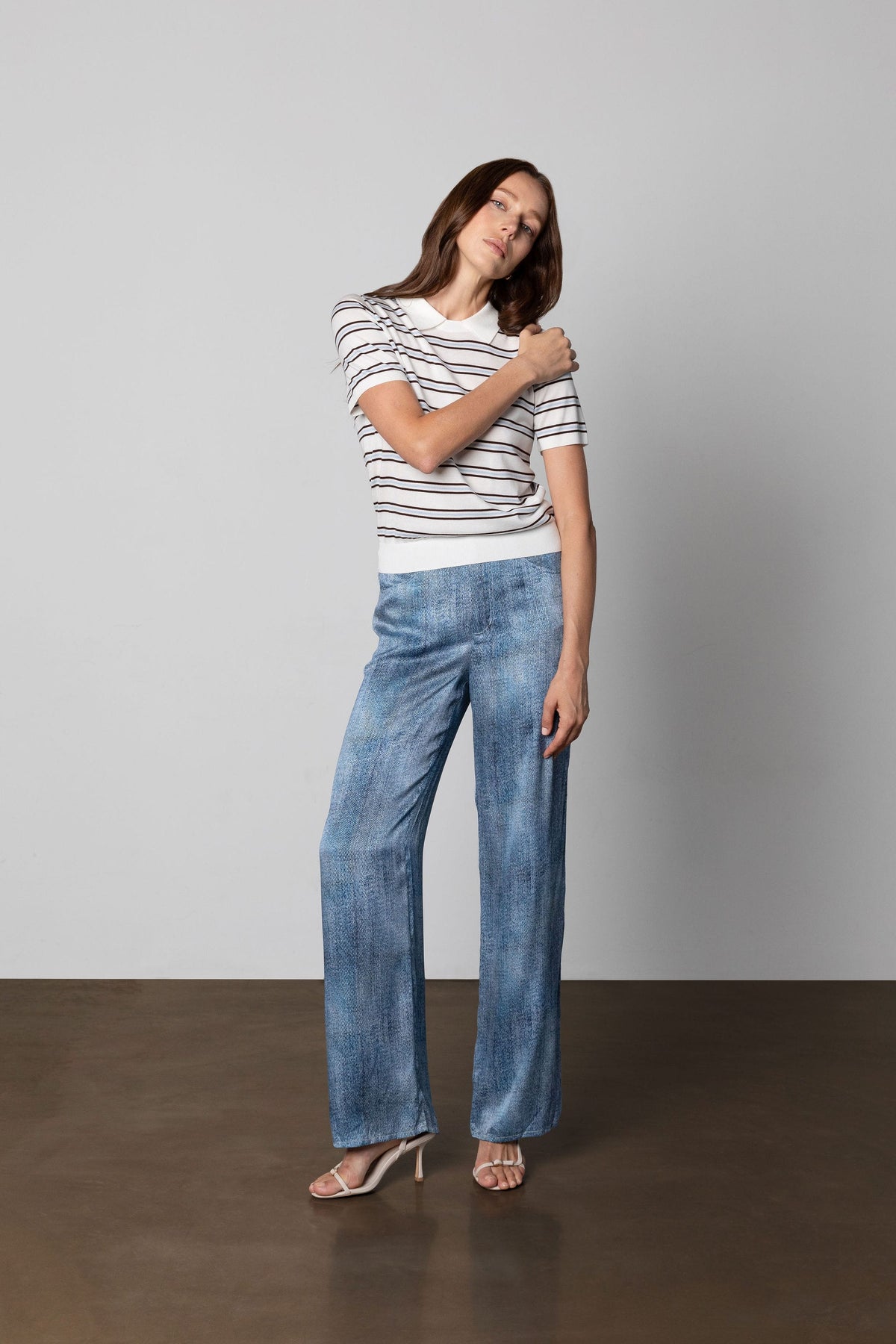 Anaphe Pants & Shorts Jeans But Silk - Indigo Acid Wash Denim