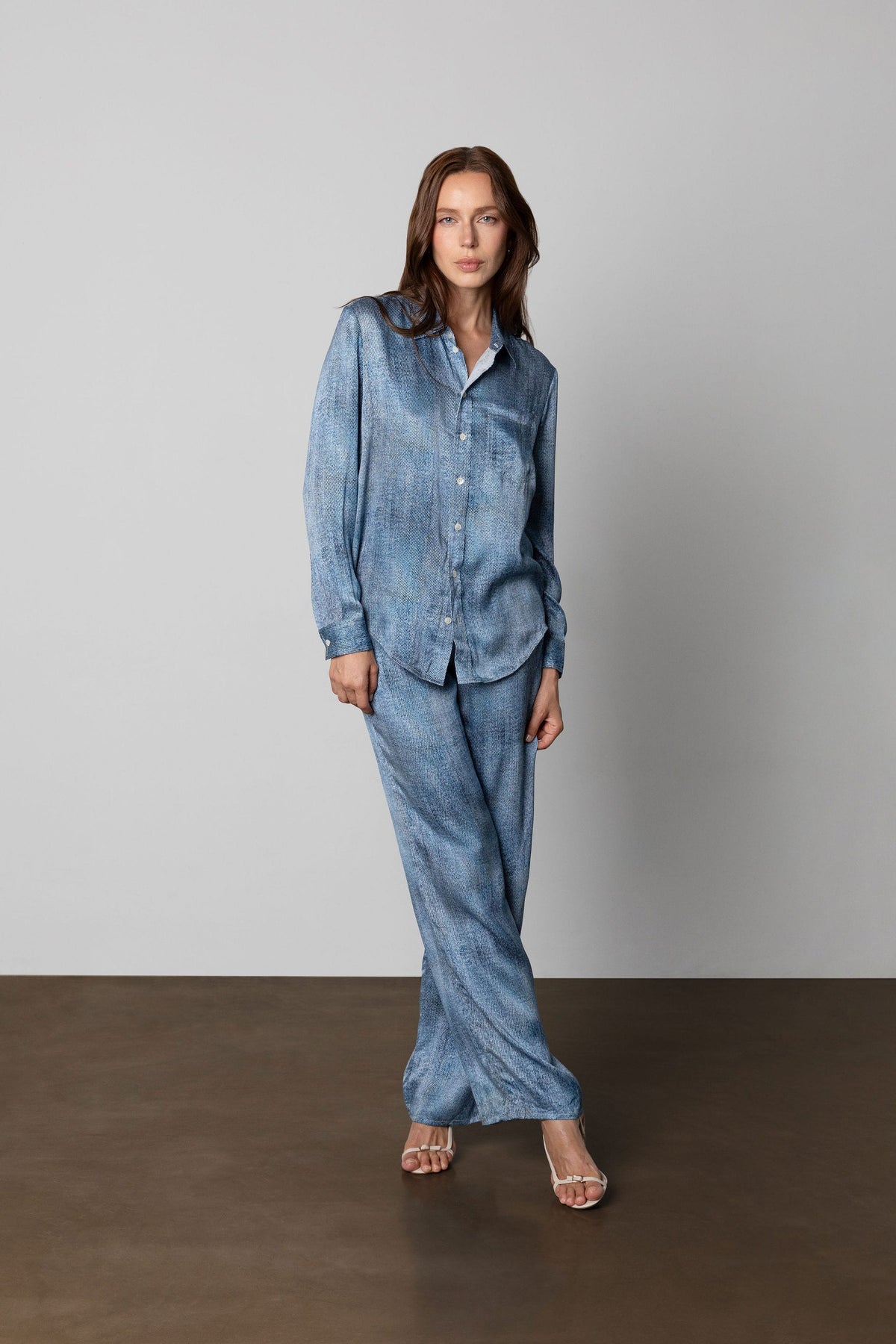 Anaphe Pants & Shorts Jeans But Silk - Indigo Acid Wash Denim