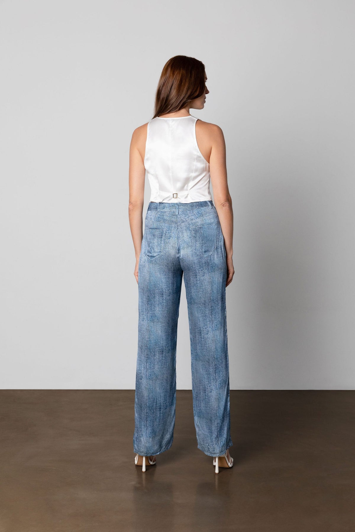 Anaphe Pants & Shorts Jeans But Silk - Indigo Acid Wash Denim