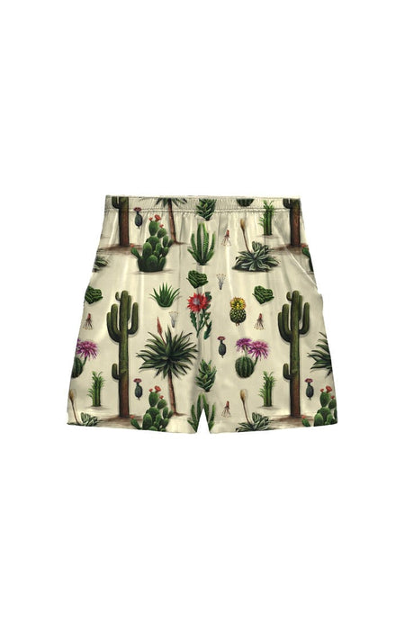 Anaphe Pants & Shorts S/M Cactus Print Silk Shorts