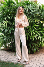 Load image into Gallery viewer, Anaphe Pants &amp; Shorts XS / Long 31&#39; / Sand High-Waist Silk Pant - Sand - 31&quot; Long Length
