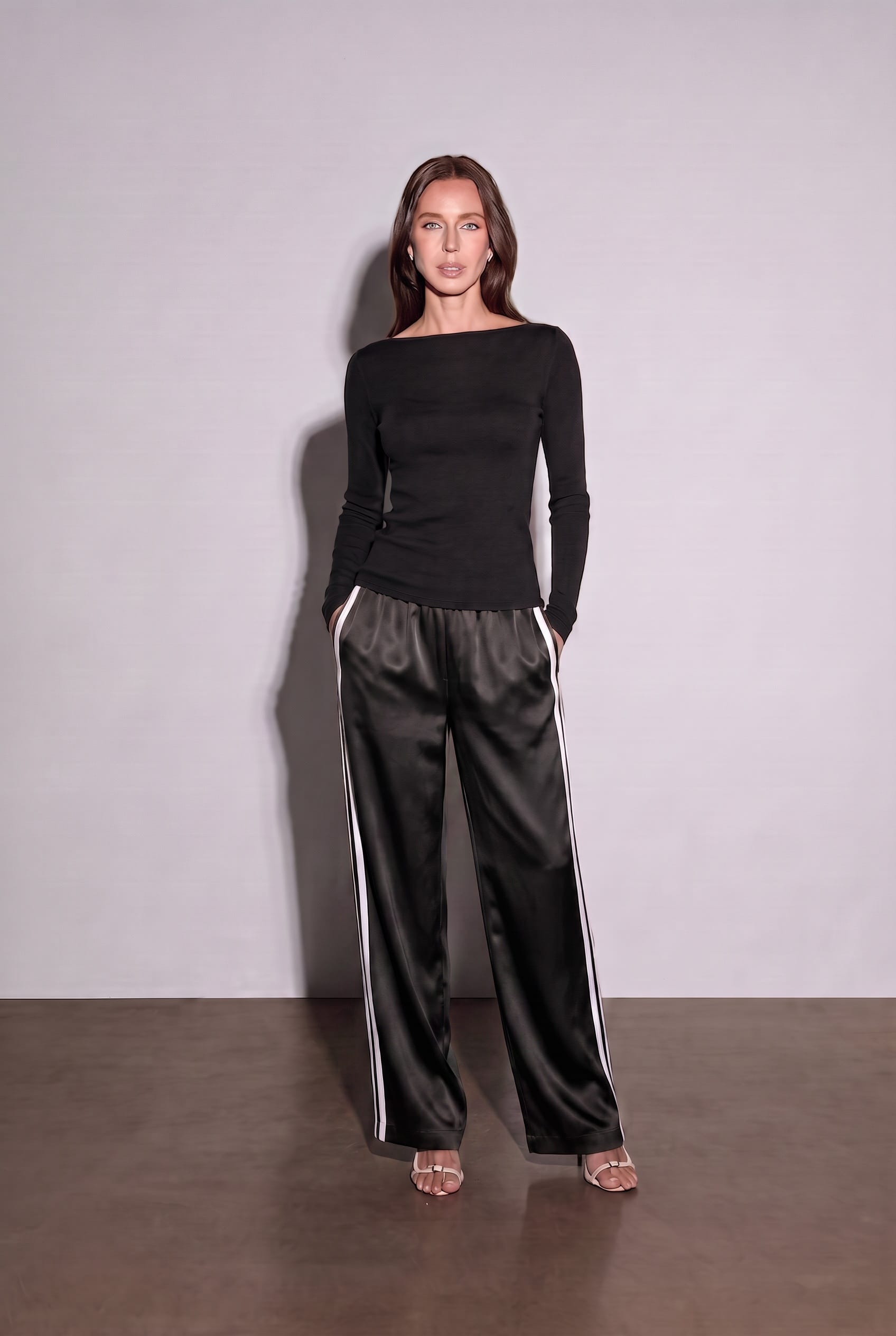 Anaphe Shirts & Tops Black Light Weight Merino Knit Top