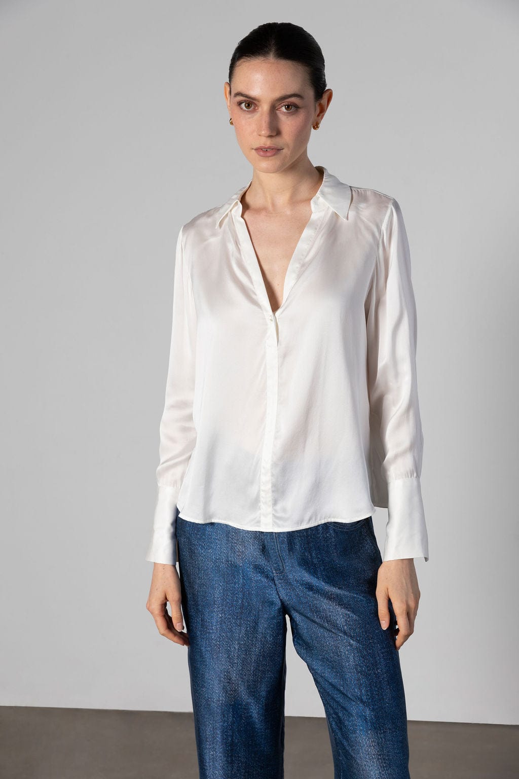 Anaphe Shirts & Tops Capsule Pullover Shirt - Sandwashed Silk