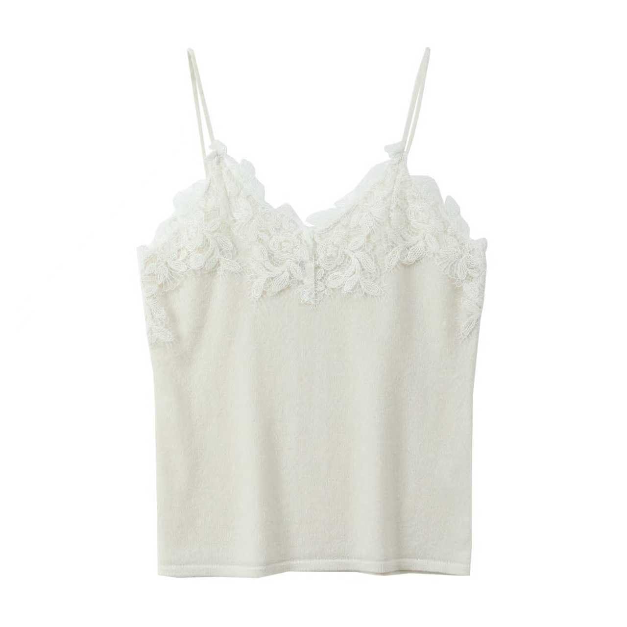 Anaphe Shirts & Tops Cashmere Camisole - White