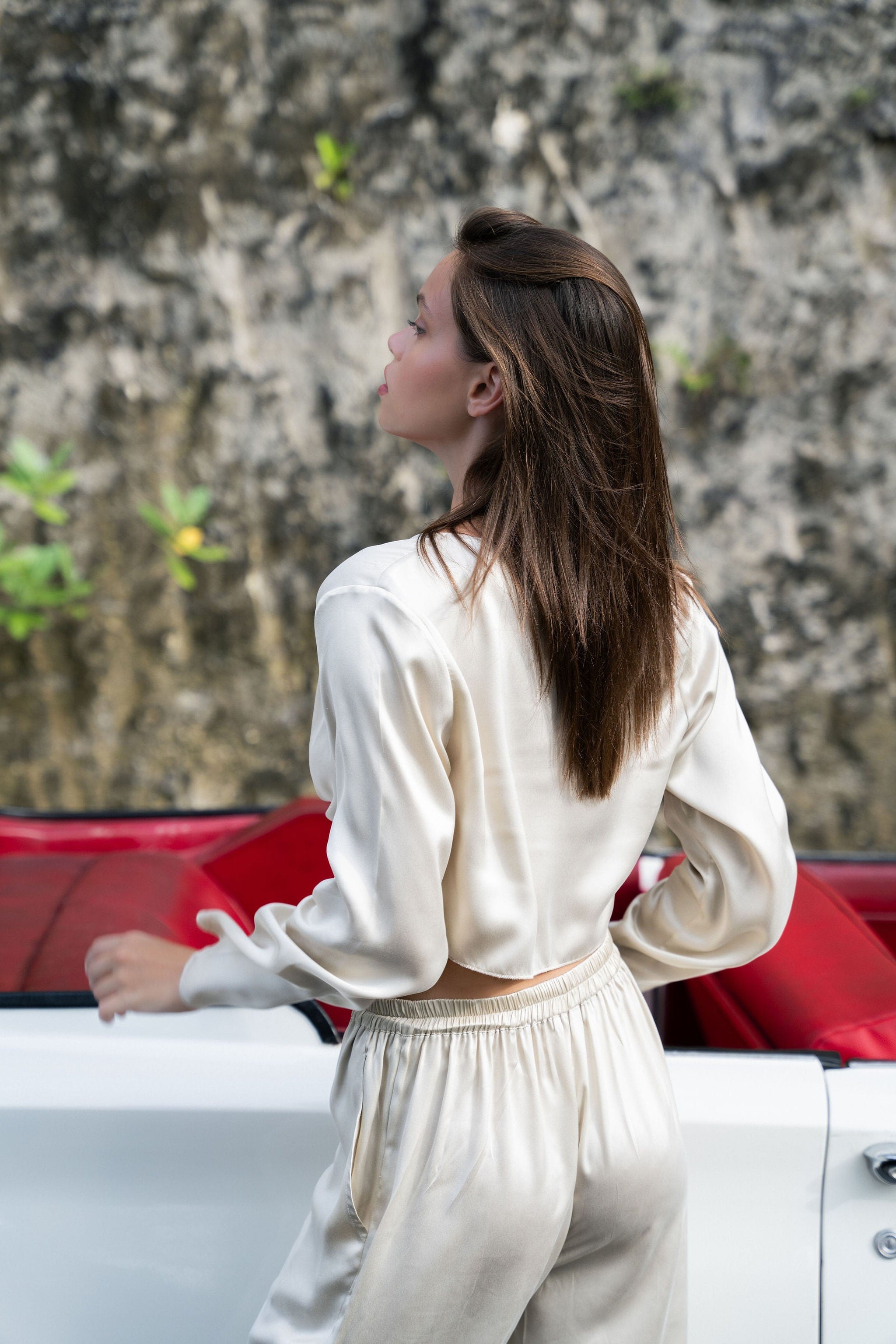 トップス Aewen Matoph rope top Crop Multiway Tie Top