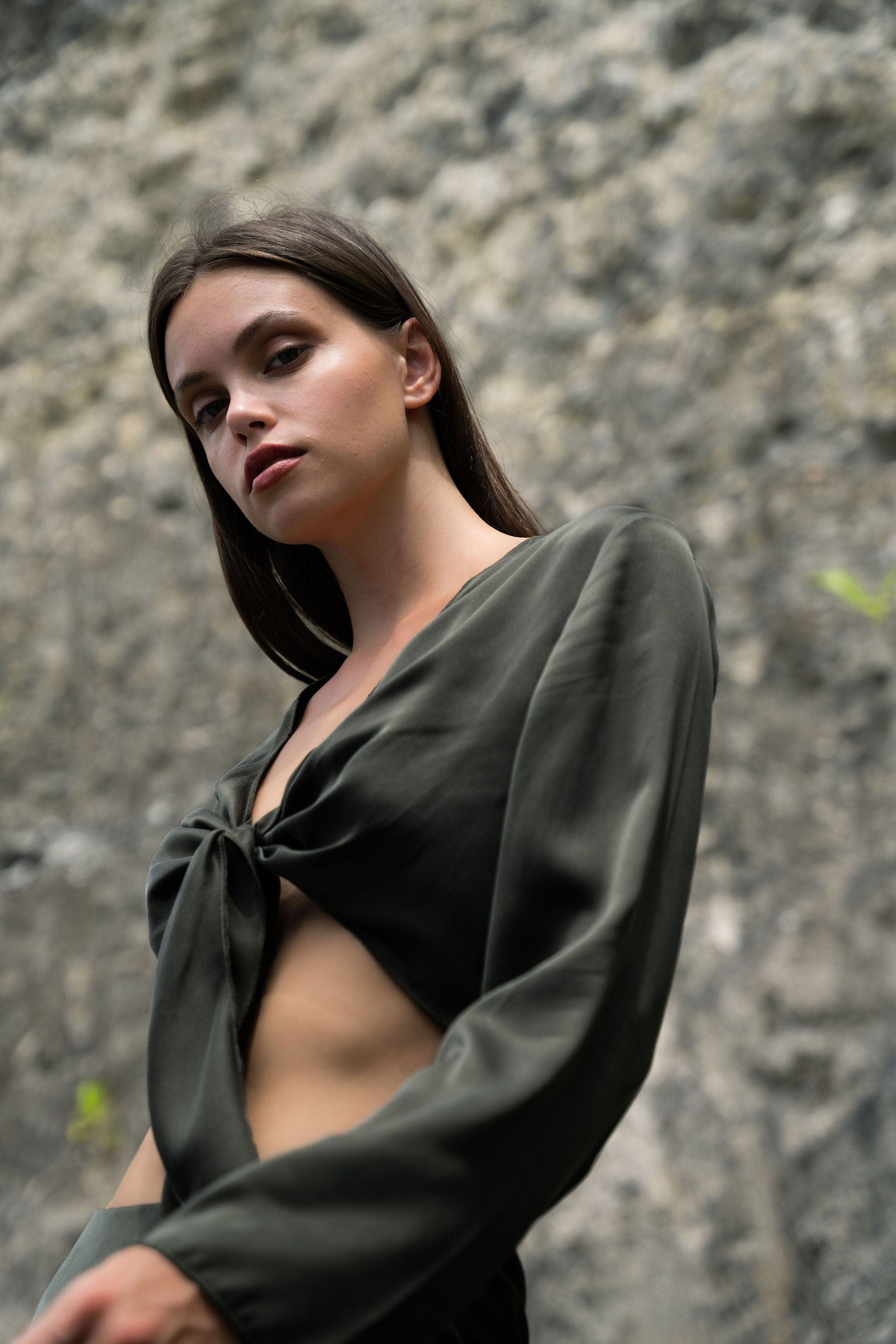 Anaphe Shirts & Tops Crop Multiway Tie Top