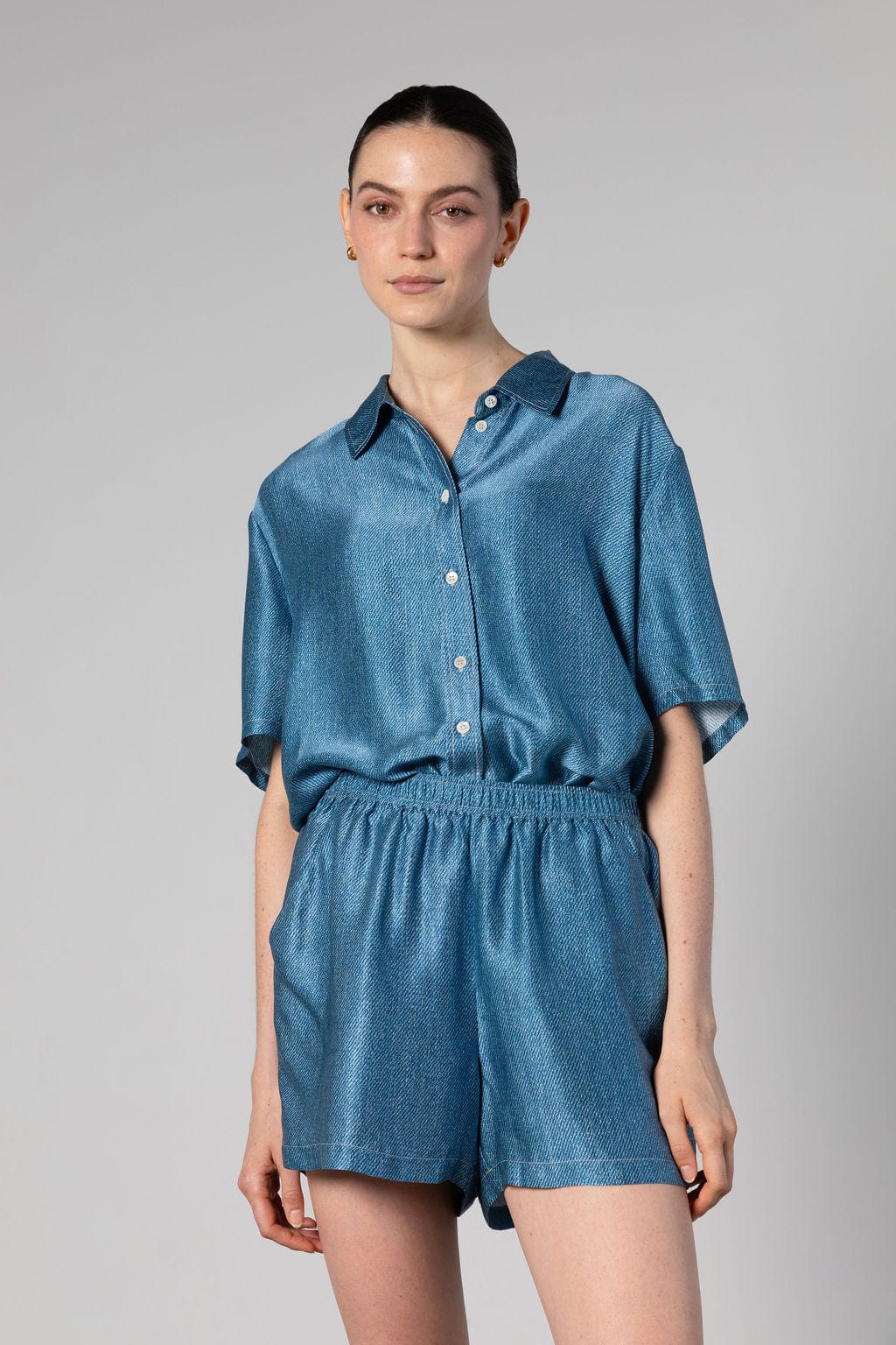 Daily Short Sleeve Shirt - Sandwashed Silk