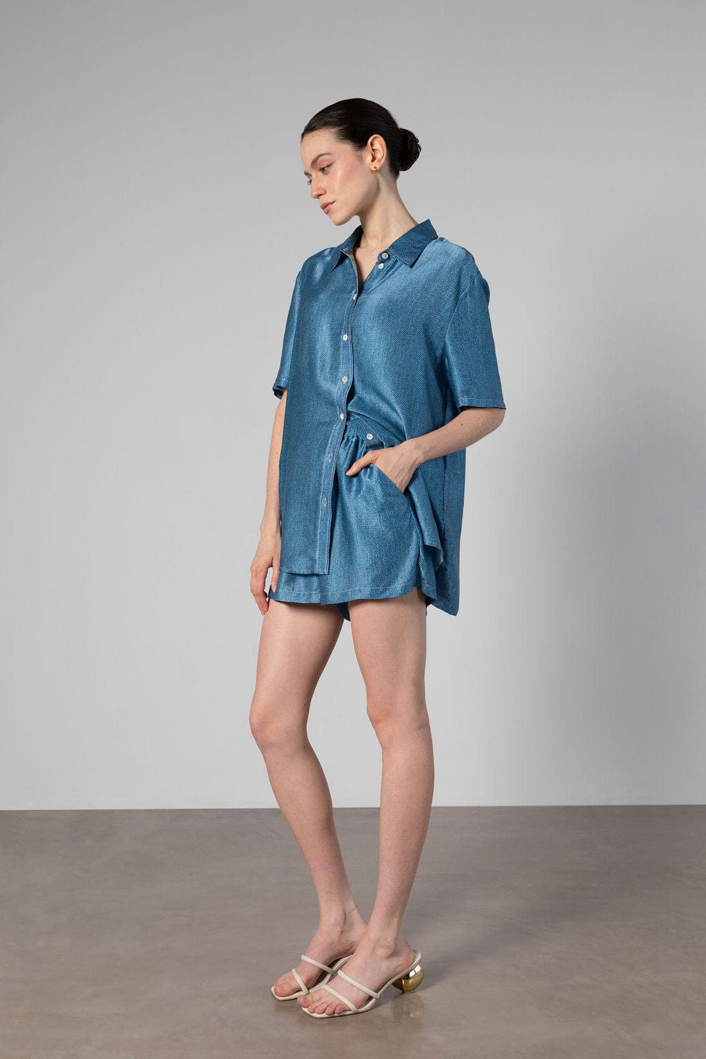 Anaphe Shirts & Tops Daily Short Sleeve Shirt - Sandwashed Silk