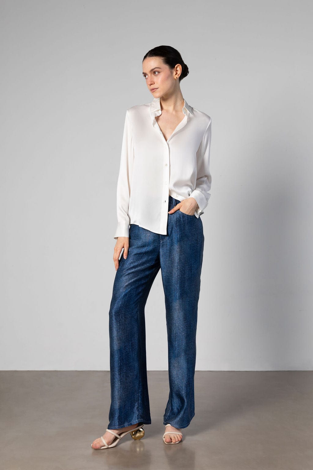 Anaphe Shirts & Tops Staple Shirt - Sandwashed Silk