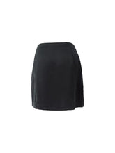 Load image into Gallery viewer, Anaphe Skirts Micro Mini Silk Skirt Classic Black
