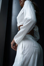 Load image into Gallery viewer, Anaphe Skirts Mini Silk Skirt-Short (Skort) - White

