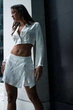 Load image into Gallery viewer, Anaphe Skirts Mini Silk Skirt-Short (Skort) - White
