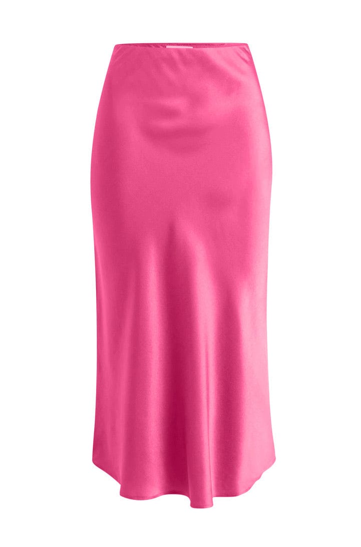 Anaphe Skirts XS Effortless Silk Skirt Fuchsia Pink