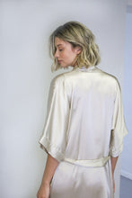 Load image into Gallery viewer, Anaphe Sleepwear &amp; Loungewear M/L Silk Yukata Robe by Anaphe Champagne
