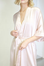 Load image into Gallery viewer, Anaphe Sleepwear &amp; Loungewear Silk Yukata Robe by Anaphe Blush Pink
