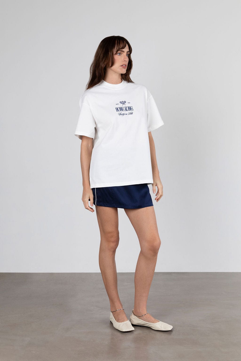 Anaphe Sporty In Silk Hong Kong - Organic Cotton Tshirt