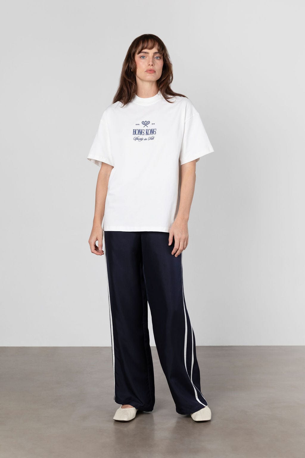Anaphe Sporty In Silk Hong Kong - Organic Cotton Tshirt