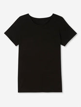 Load image into Gallery viewer, Anaphe The Perfect Tee - Silk Modal Blend Tshirt Classic Black

