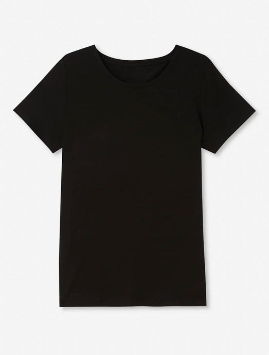 Anaphe The Perfect Tee - Silk Modal Blend Tshirt Classic Black