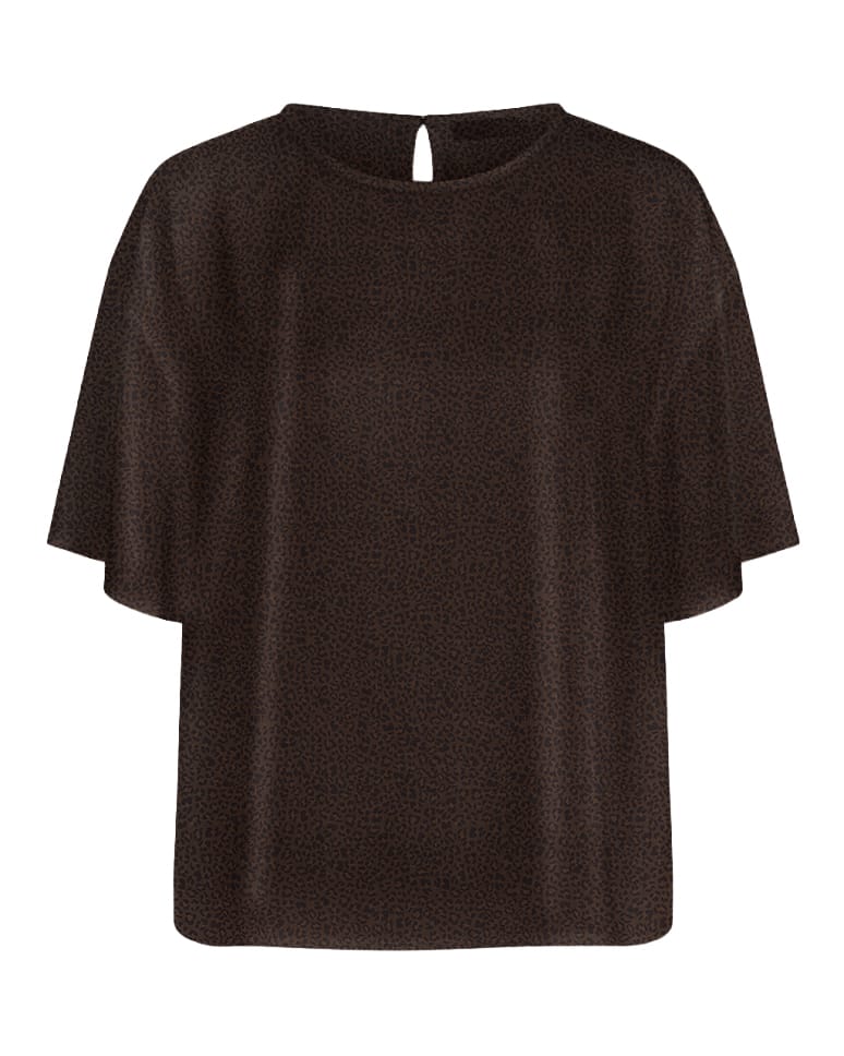 Anaphe The Silk Tee - Panther