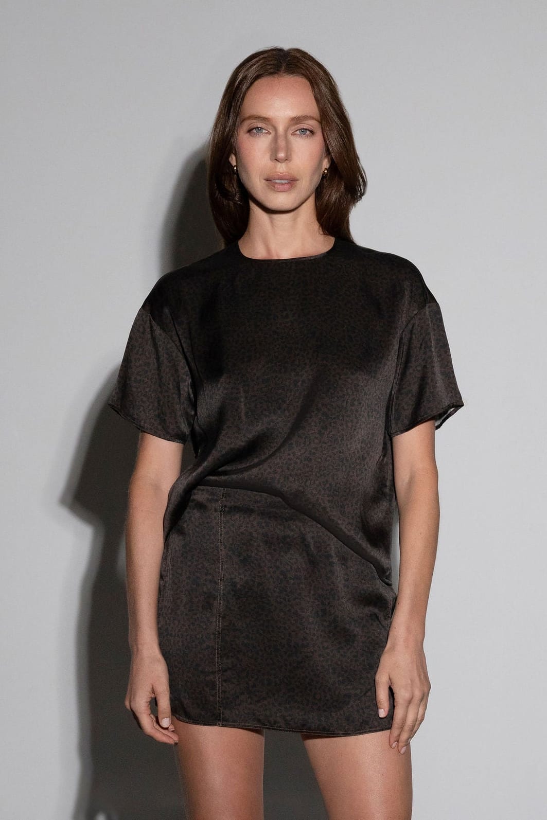 Anaphe The Silk Tee - Panther