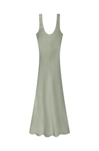 Load image into Gallery viewer, Anaphe Thick Strap Dress (bra friendly) Muse Scoop Silk Slip Dress - Forest Green
