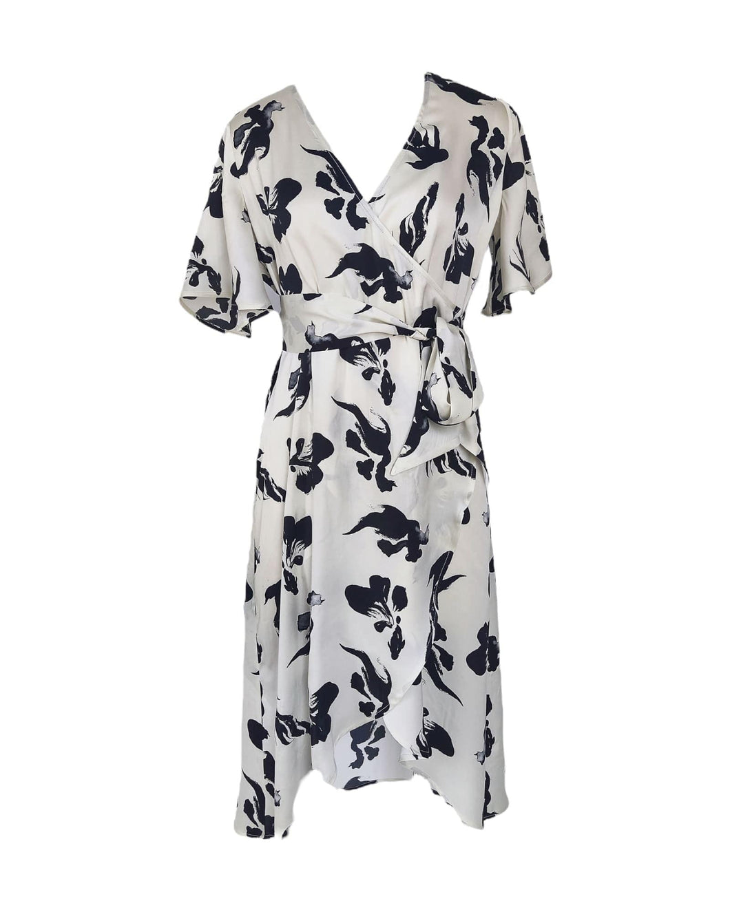 Anaphe Thick Strap Dress (bra friendly) XS/S Multiway Wrap Silk Dress - Koi Print