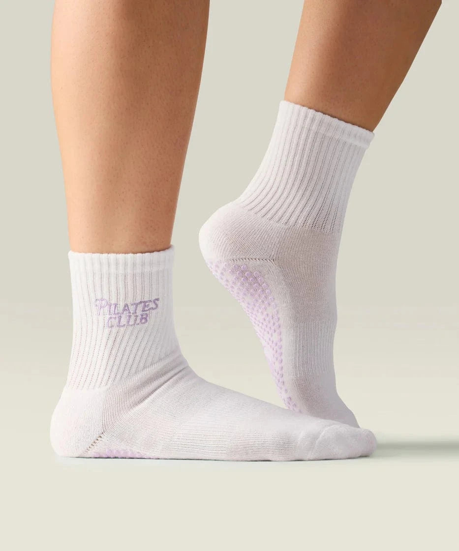 Move Active Ivory Pilates Club Non Slip Grip Socks