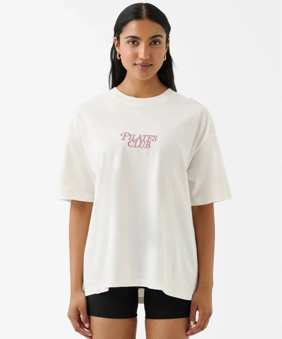 Move Active Ivory Pilates Club Organic Cotton Tshirt
