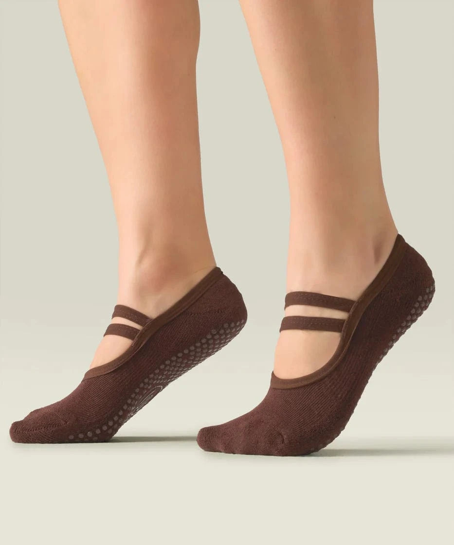 Move Active Pilates Yoga Barre - Ballet Grip Socks