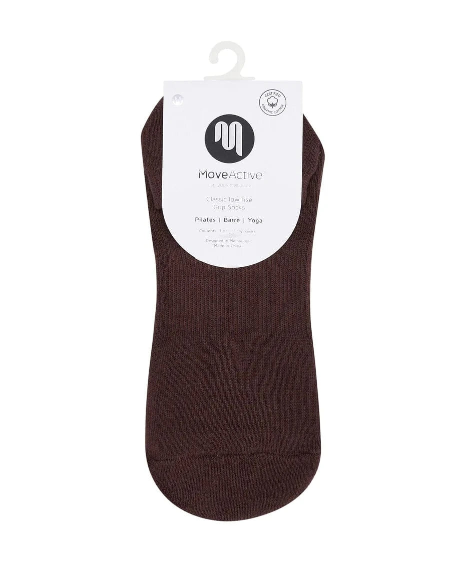 Move Active Pilates Yoga Barre - Classic Low Rise Grip Socks