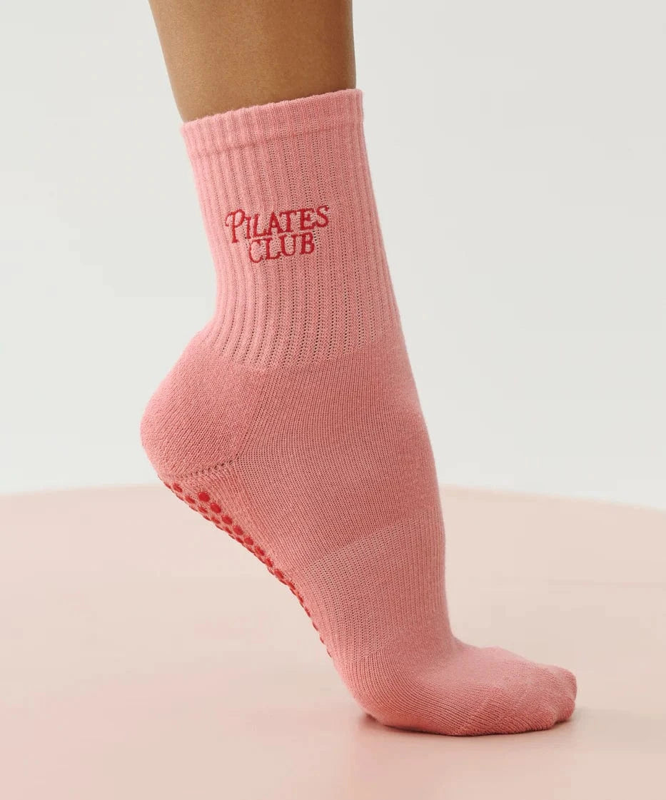 Move Active Rose Pilates Club Non Slip Grip Socks