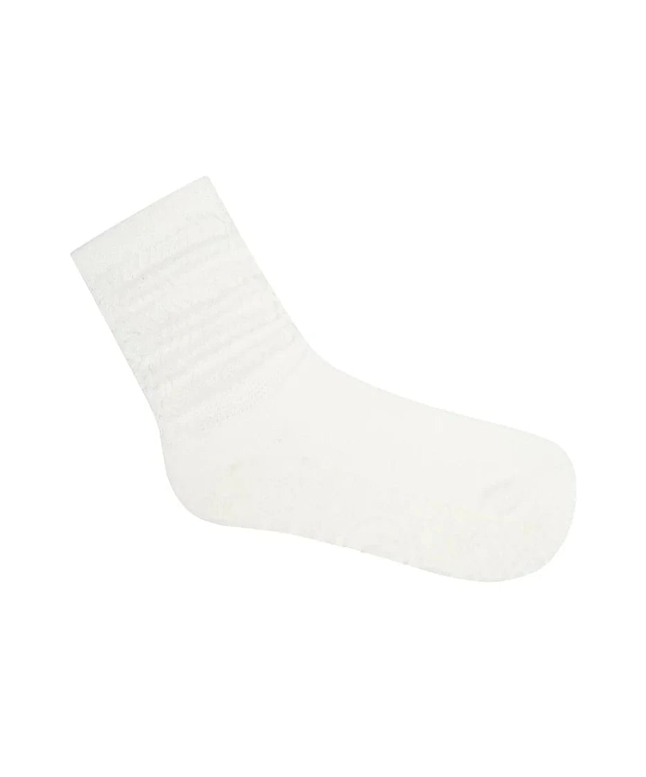 Move Active White Pilates Yoga Barre - Scrunch Socks