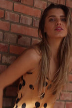 Load and play video in Gallery viewer, V Silk Slip Dress Wild Neutrals

